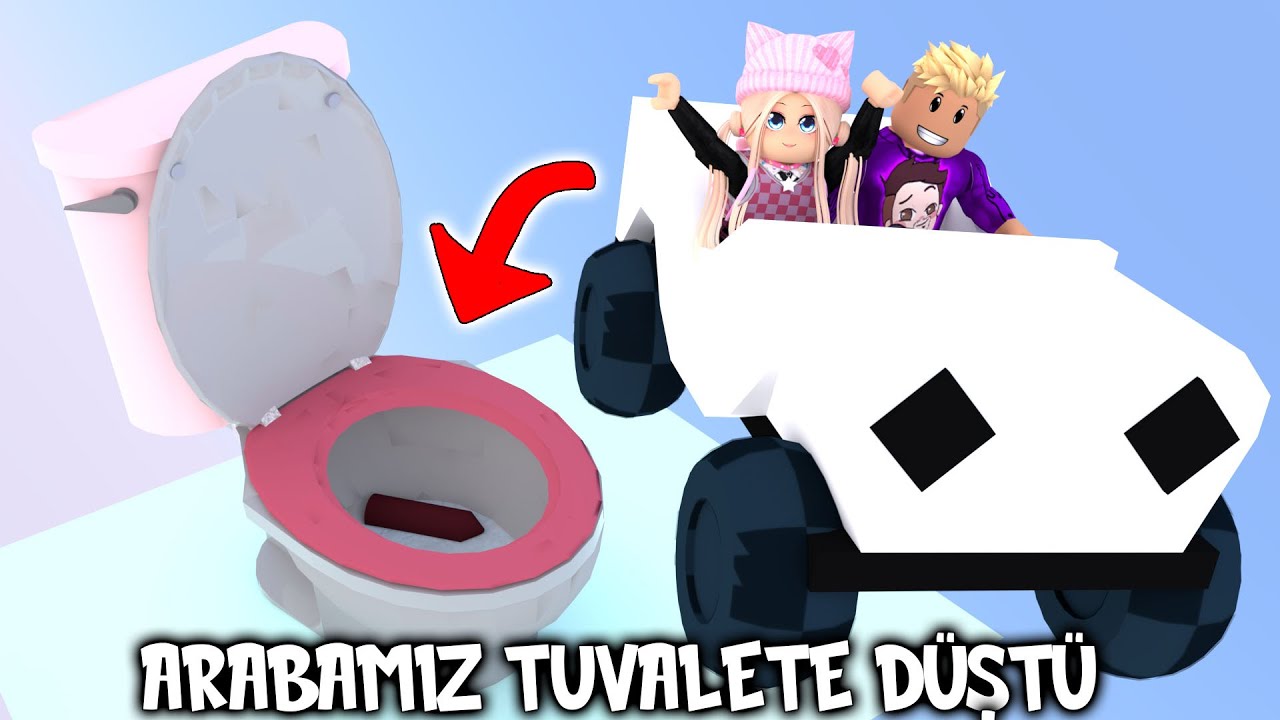 Arabamız Tuvalete Düştü | Roblox Jeep Ride into Toilet