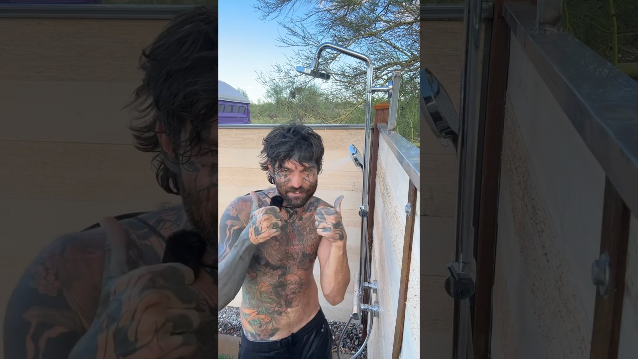 Finishing my OUTDOOR SHOWER