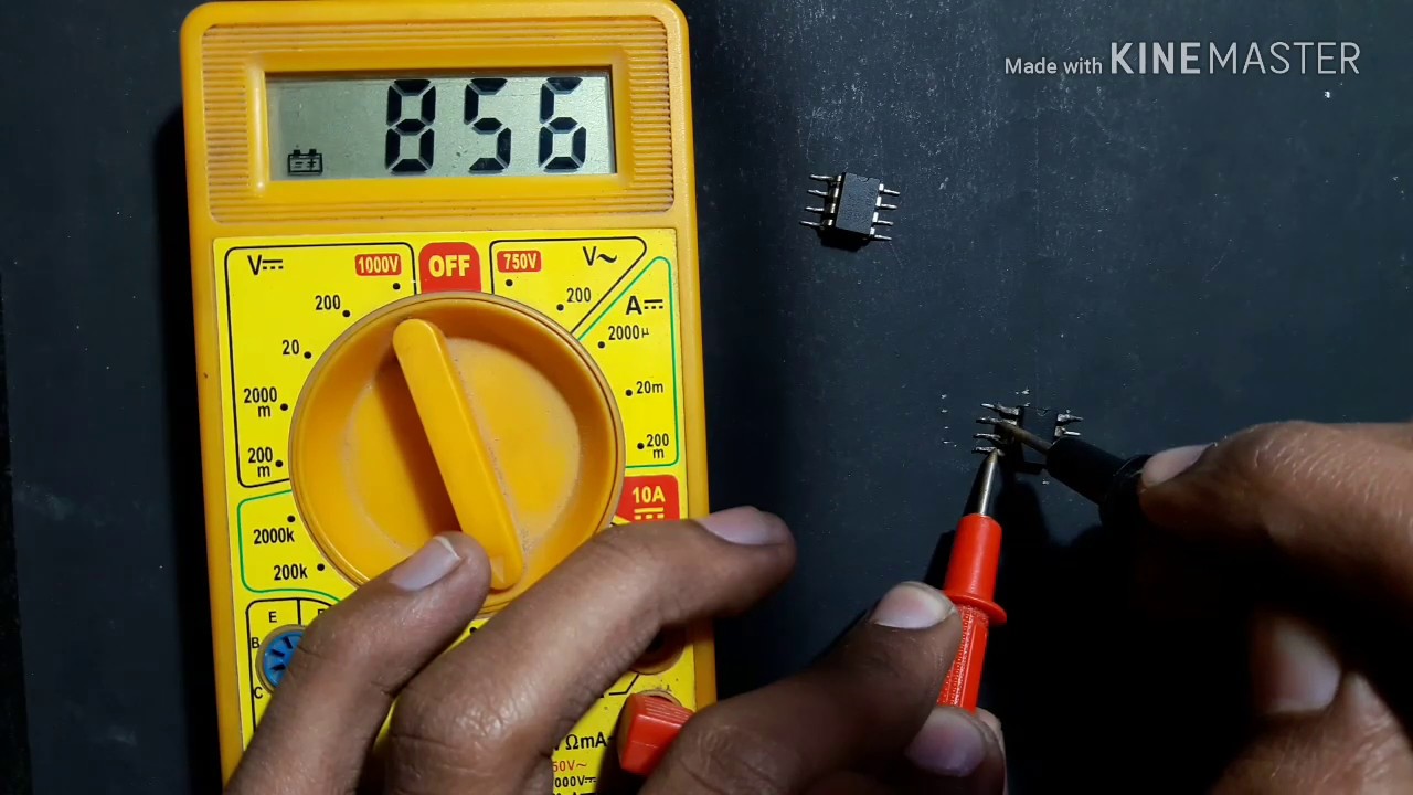 How to check LM358 ic with digital multimeter | LM358 ic testing | lm358 ic ko kaise check karen