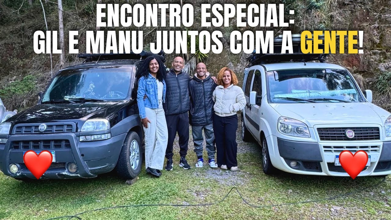 Acampamos em Gramado com as nossas Doblò Motorhome ❤️🥹. 