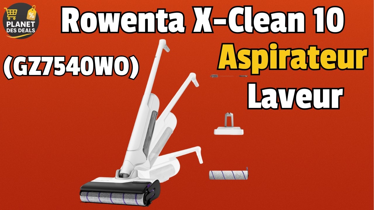 🧹 Rowenta X-Clean 10 (GZ7540WO) TEST & AVIS COMPLET + PRIX 💰 | Aspirateur Laveur Sans Fil