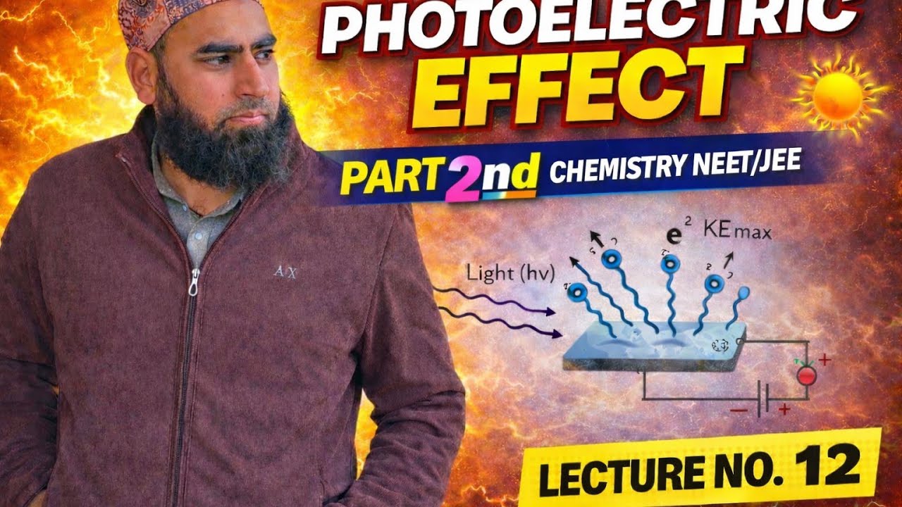Photoelectric effect part 2nd /class11th /Neet/Jee/atomicstructure/ lecture no. 11