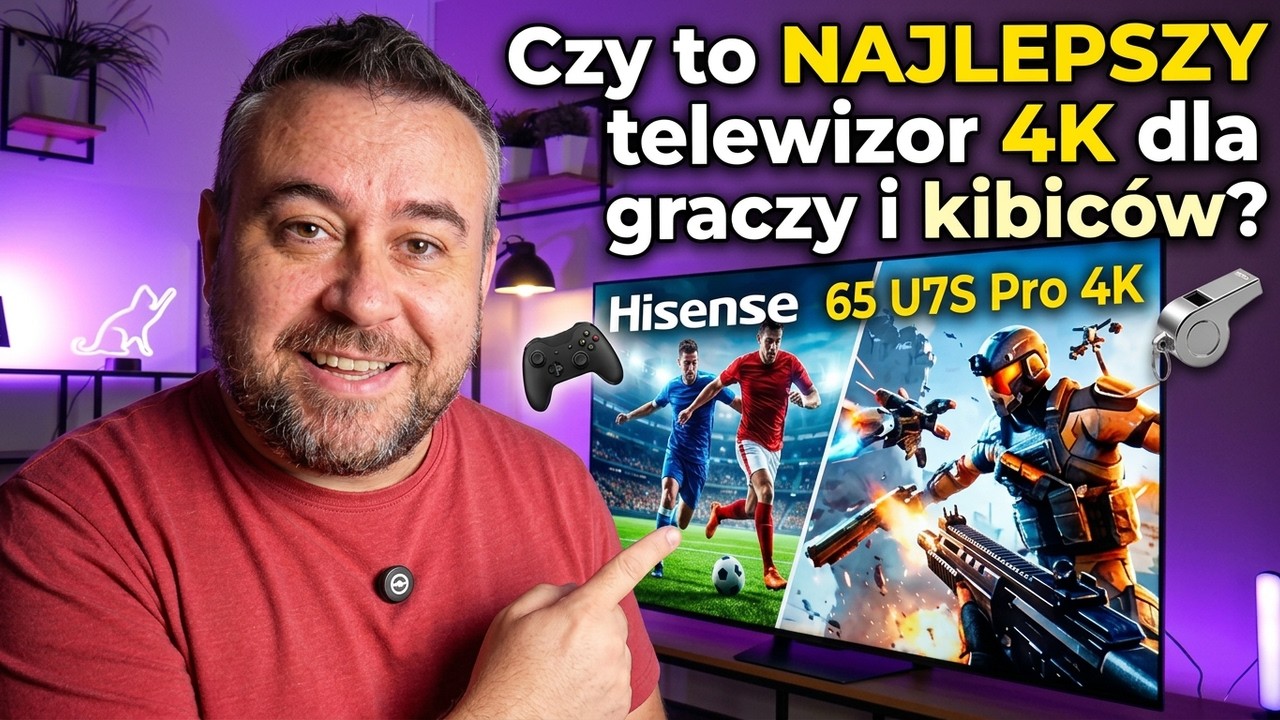 Czy to NAJLEPSZY telewizor 4K dla graczy i kibic&oacute;w w tej cenie? 📺 | Recenzja Hisense 65 U7S Pro!