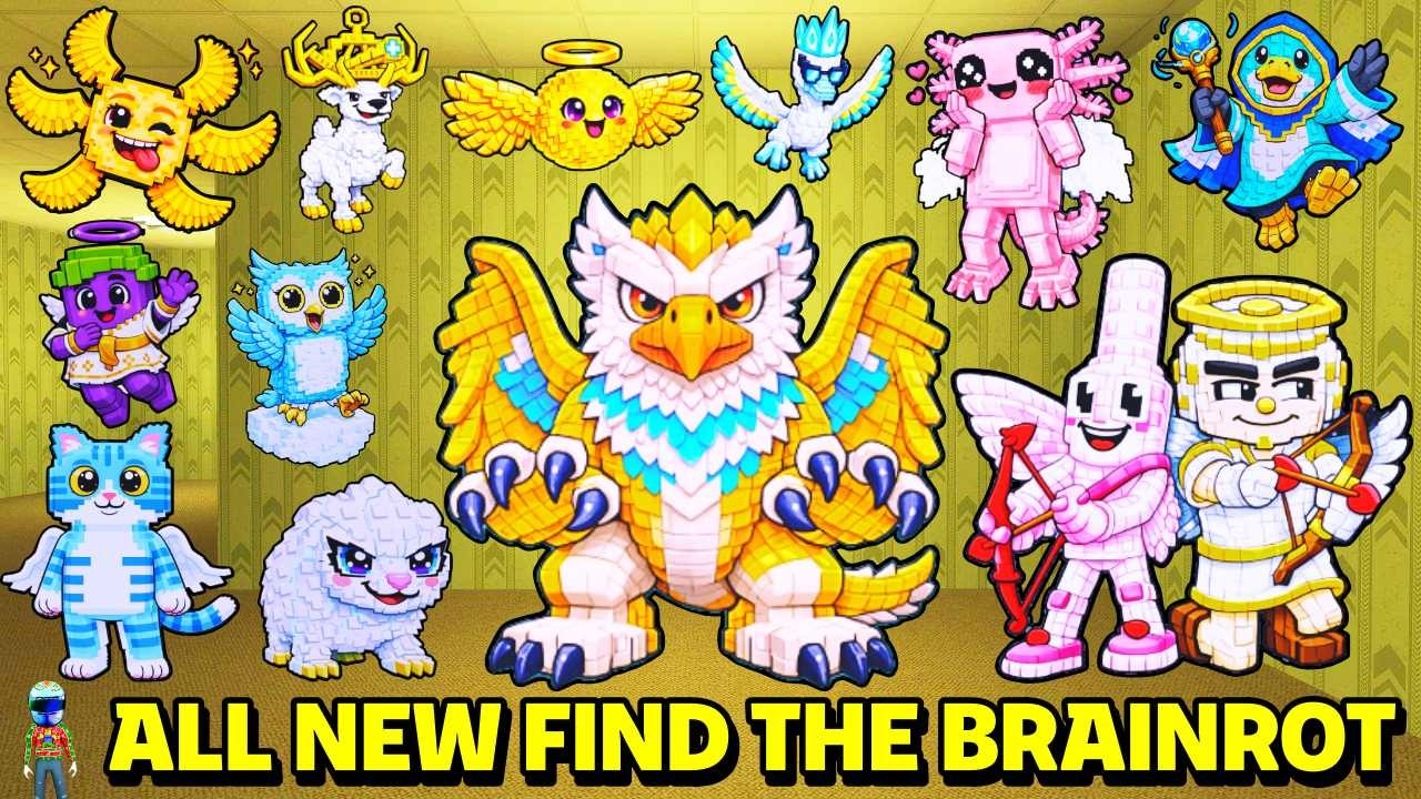 [ 415 ] Как получить ВСЕ 13 новых Brainrot в игре FIND THE BRAINROT - Roblox