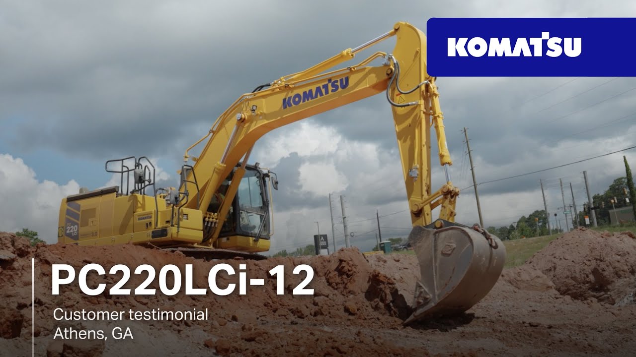 Why operators love the Komatsu PC220LCi-12 excavator &ndash; precision, power & safety