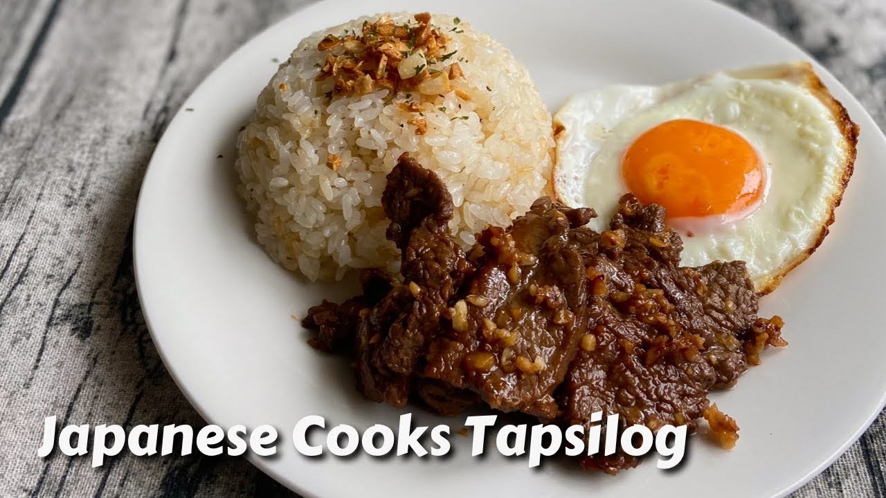 I Cooked Tapsilog For The First Time! Japanese Couple Tries Filipino Breakfast | Tapsilog Recipe