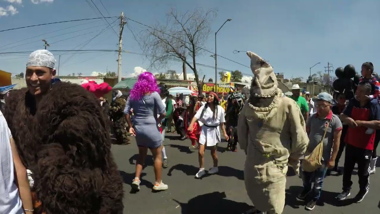 chupamaros carnaval tlaltenco 2024 parte 3