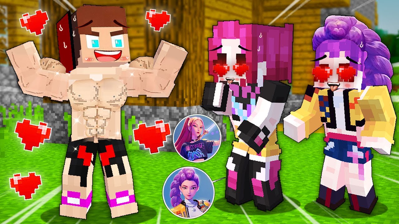 MAIZEN: РУМИ и МИРА ВЛЮБИЛИСЬ JJ MUSCLE KPOP DEMON HUNTERS !? - Minecraft Animation JJ & Mikey