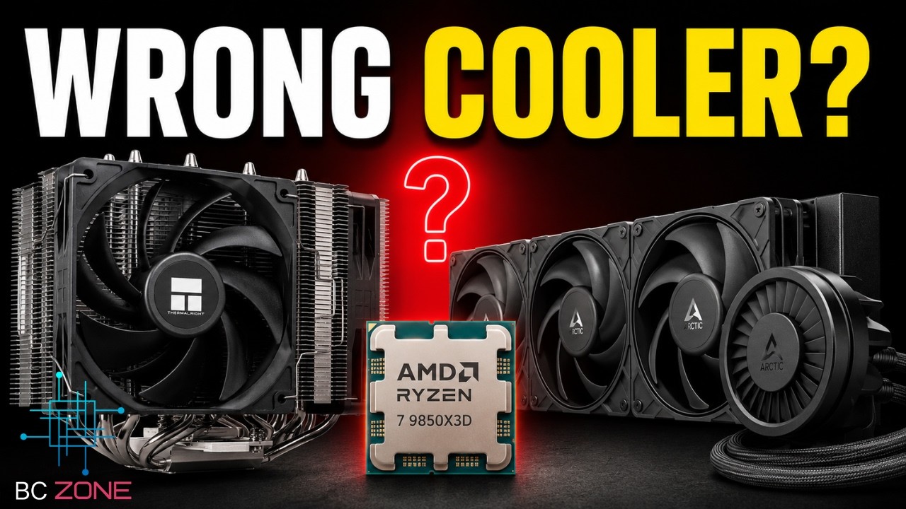 Лучший процессорный кулер для Ryzen 7 9850X3D: воздушное охлаждение против СЖО (2026)