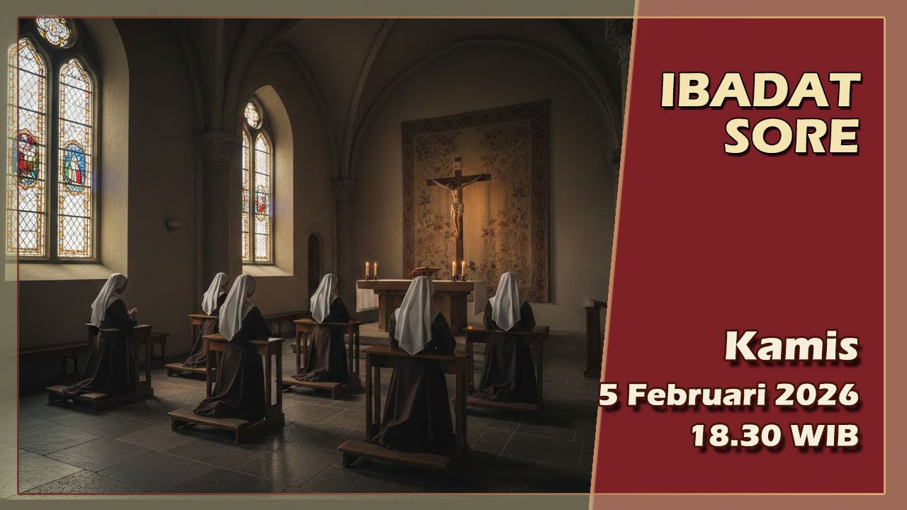 IBADAT SORE, PW. ST. AGATA, KAMIS PEKAN BIASA IV, 5 FEBRUARI 2026, 18.30 WIB