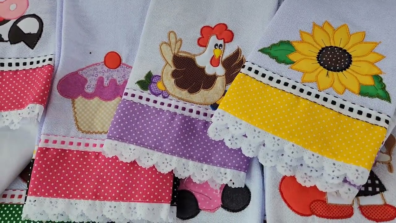 VEJA OS PREÇOS DOS PANOS DE PRATO BORDADOS COM BARRADO DA FEIRINHA DE SÁBADO DE IBITINGA!!!!