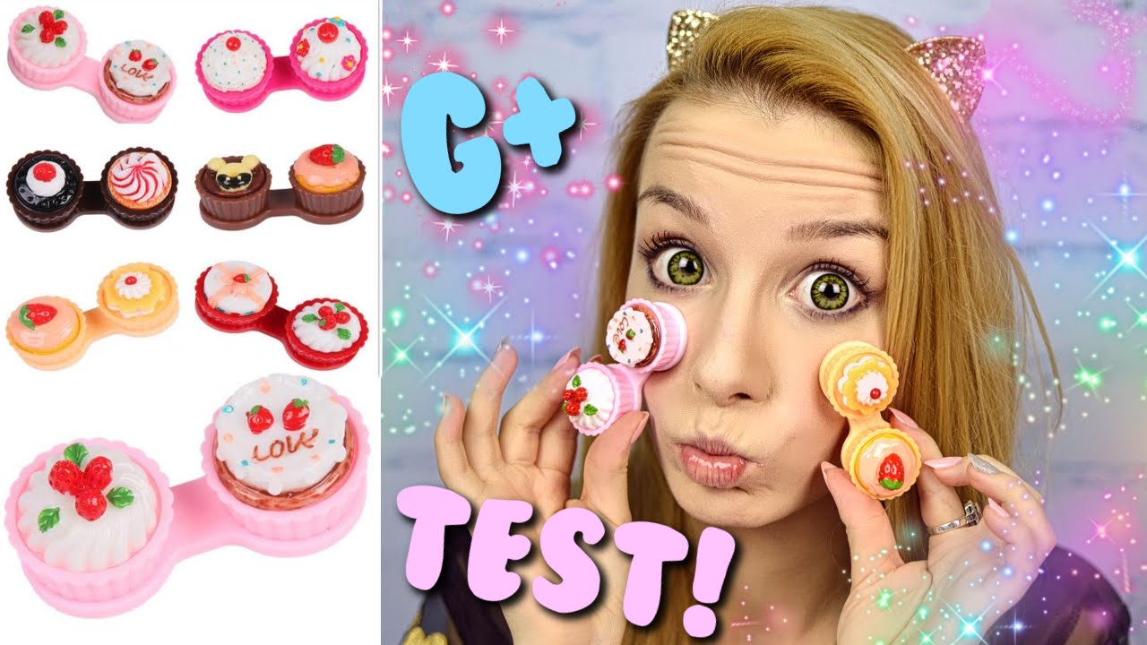 TEST! Babeczkowe pojemniki na SOCZEWKI! G+ #6
