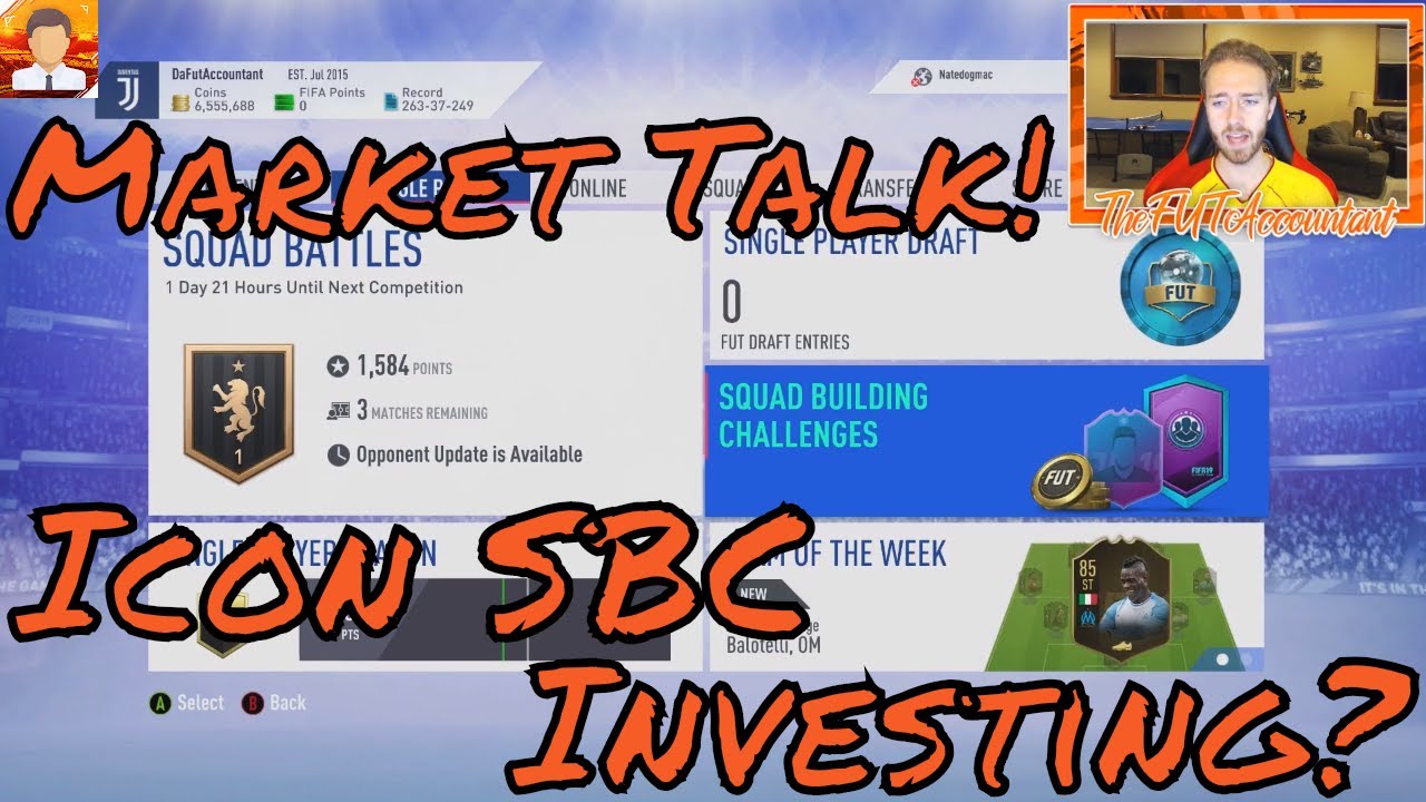 Market Talk! Icon SBC Investing? FIFA 19 Ultimate Team