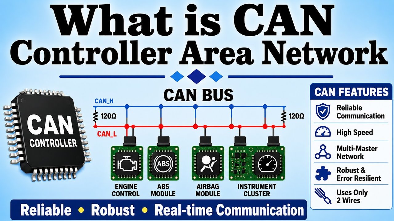 CAN Protocol Features | CAN Protocol | Introduction to CAN | CAN Fundamentals |CAN Basics