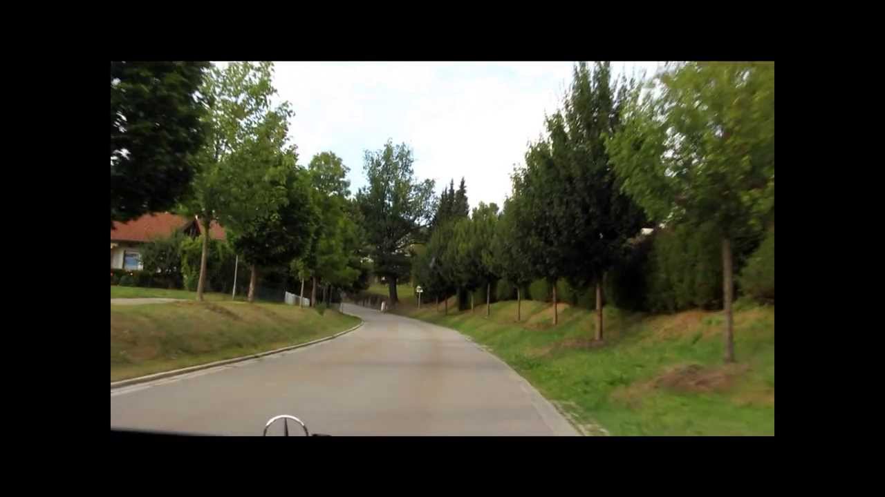 Fahrstrecke Böbrach nach Asbach im Bayerischen Wald