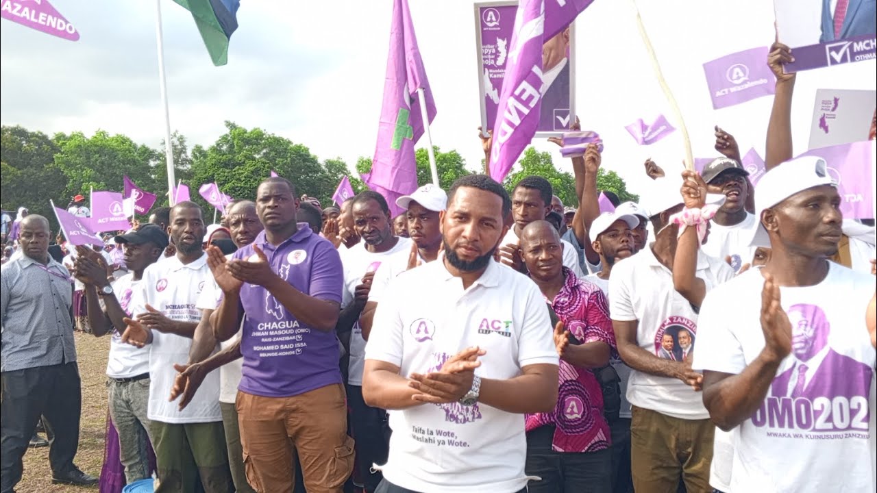NYIMBO YA ACT WAZALENDO SALATA CCM WAZANZIBAR TWASEMA TUMPEE KURA ZOTE OMO WETU 