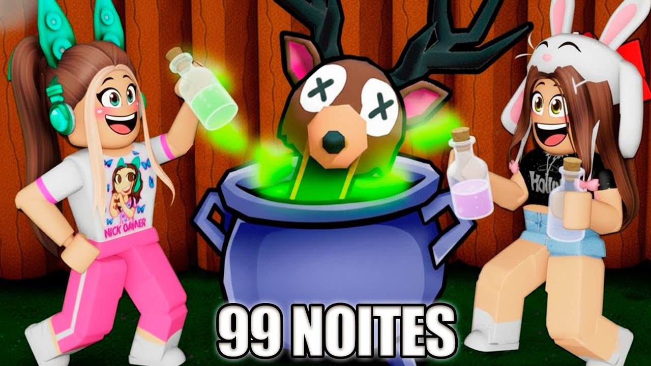 FAZENDO AS NOVAS POÇÕES DO 99 NOITES!  - Roblox 99 noites na floresta 🔦