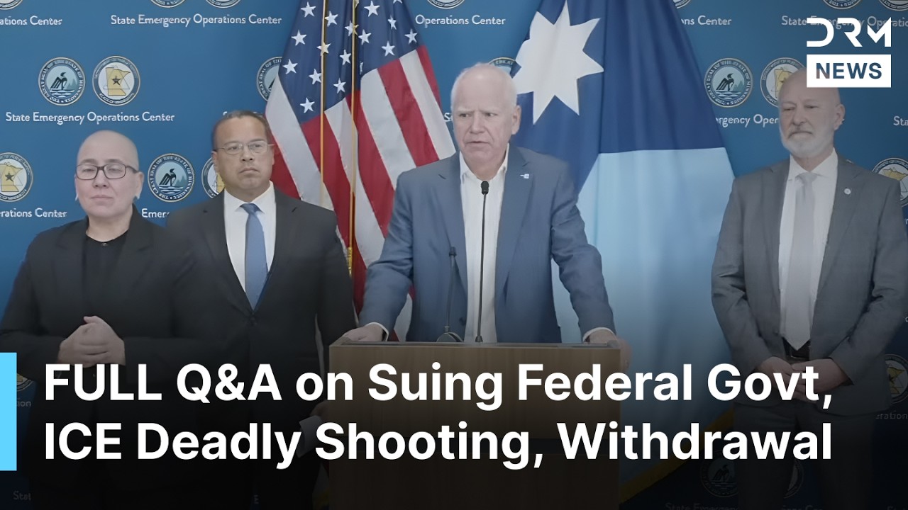 FULL Q&A: Gov Walz and AG Ellison on Operation Metro Surge, Federal-State Clash, ICE Overreach |AC1N