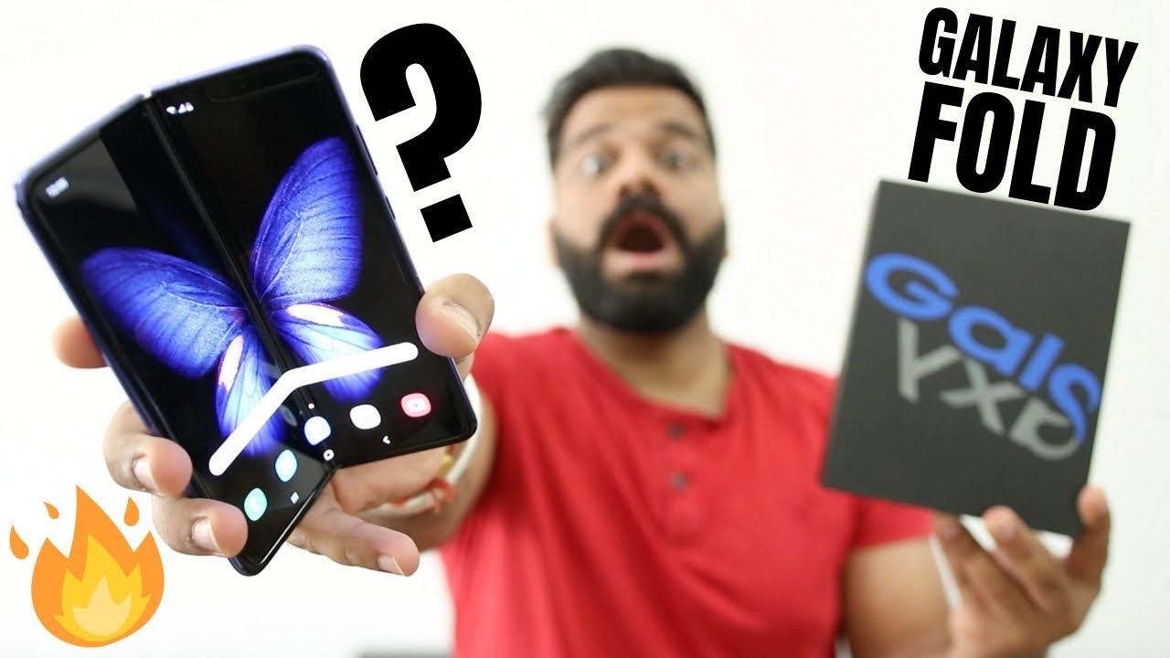 Samsung Galaxy Fold Unboxing & First Look - Future is Here🔥🔥🔥