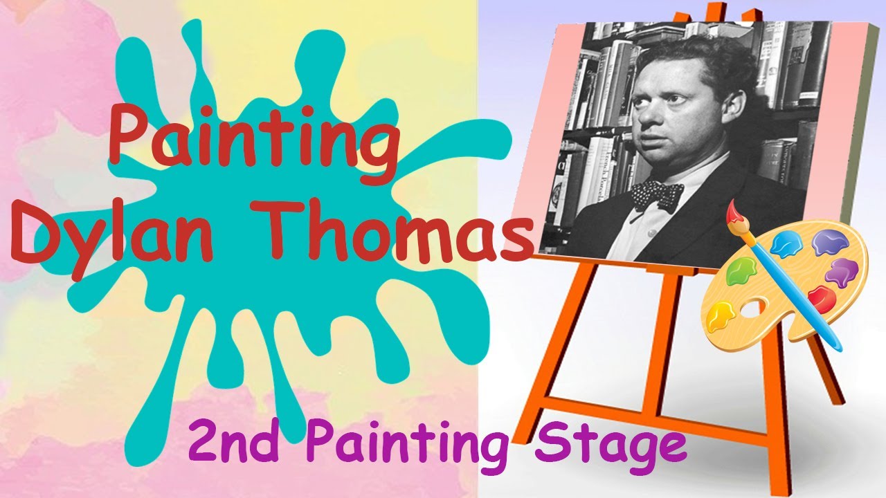 Dylan Thomas Portrait Painting | Online Class Demo