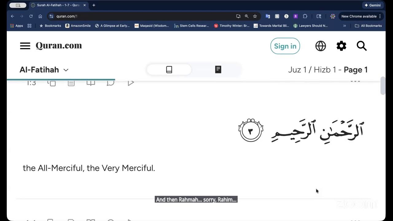 Halaqah 2113 - Mufti Niaz Hannan - Ulum ul Quran Sura Al Fatiha