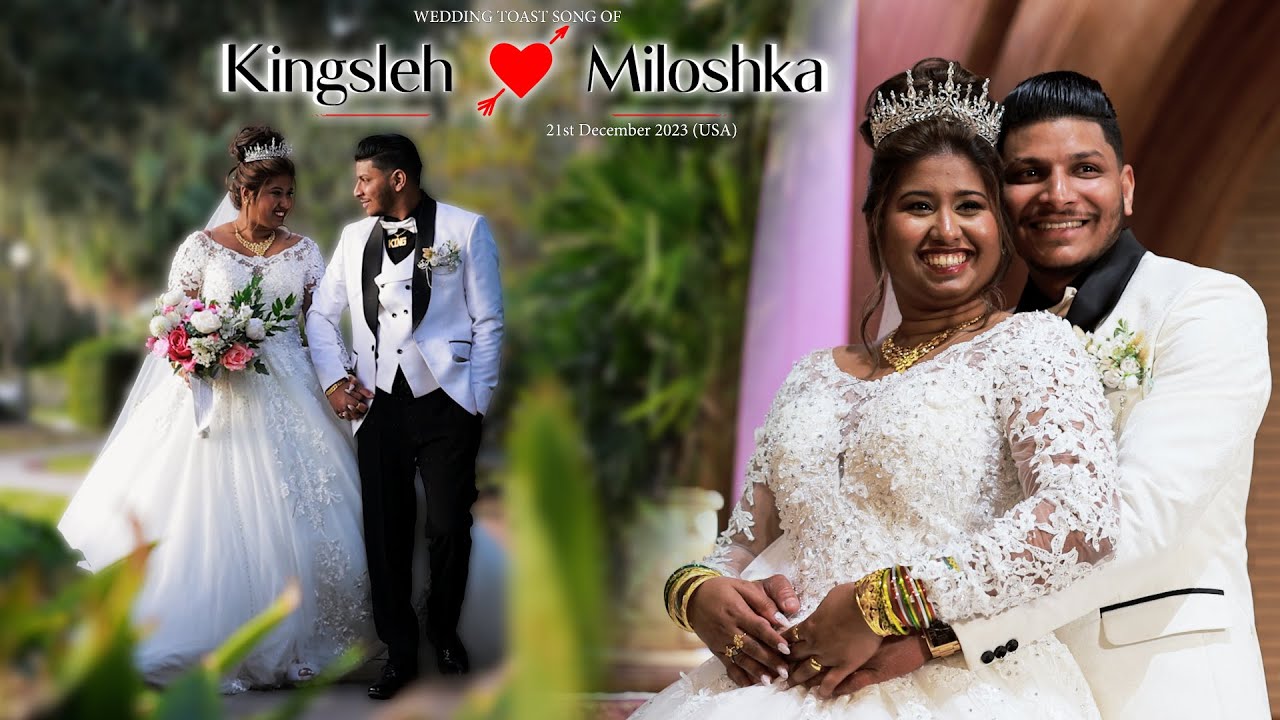 Konkani Wedding Toast Song of KINGSLEH & MILOSHKA | 21st Dec. 2023 USA #wedding #lovesong