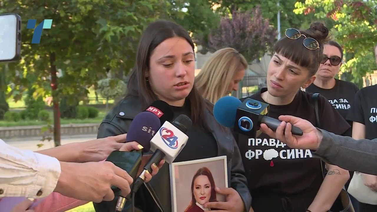 Пет барања испрати семејството на Фросина од протестот по пресудата од 12 години за Васил Јованов