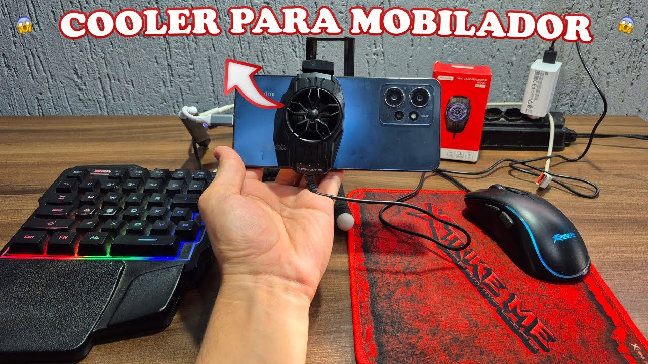 Comprei um Cooler Gamer pro meu Mobilador da shopee! (Será que FUNCIONA?)