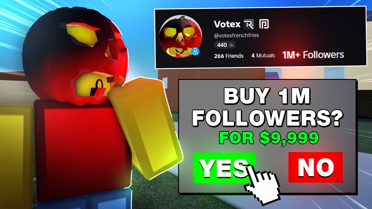 YOU CAN NOW BUY FOLLOWERS ON ROBLOX???