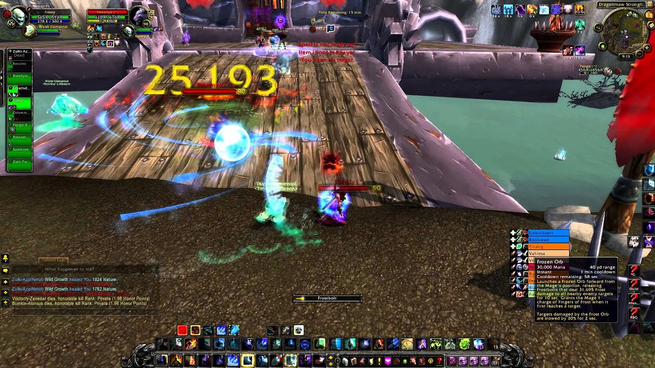 Twin Peaks Battleground - 5.4.8 Frost Mage PvP