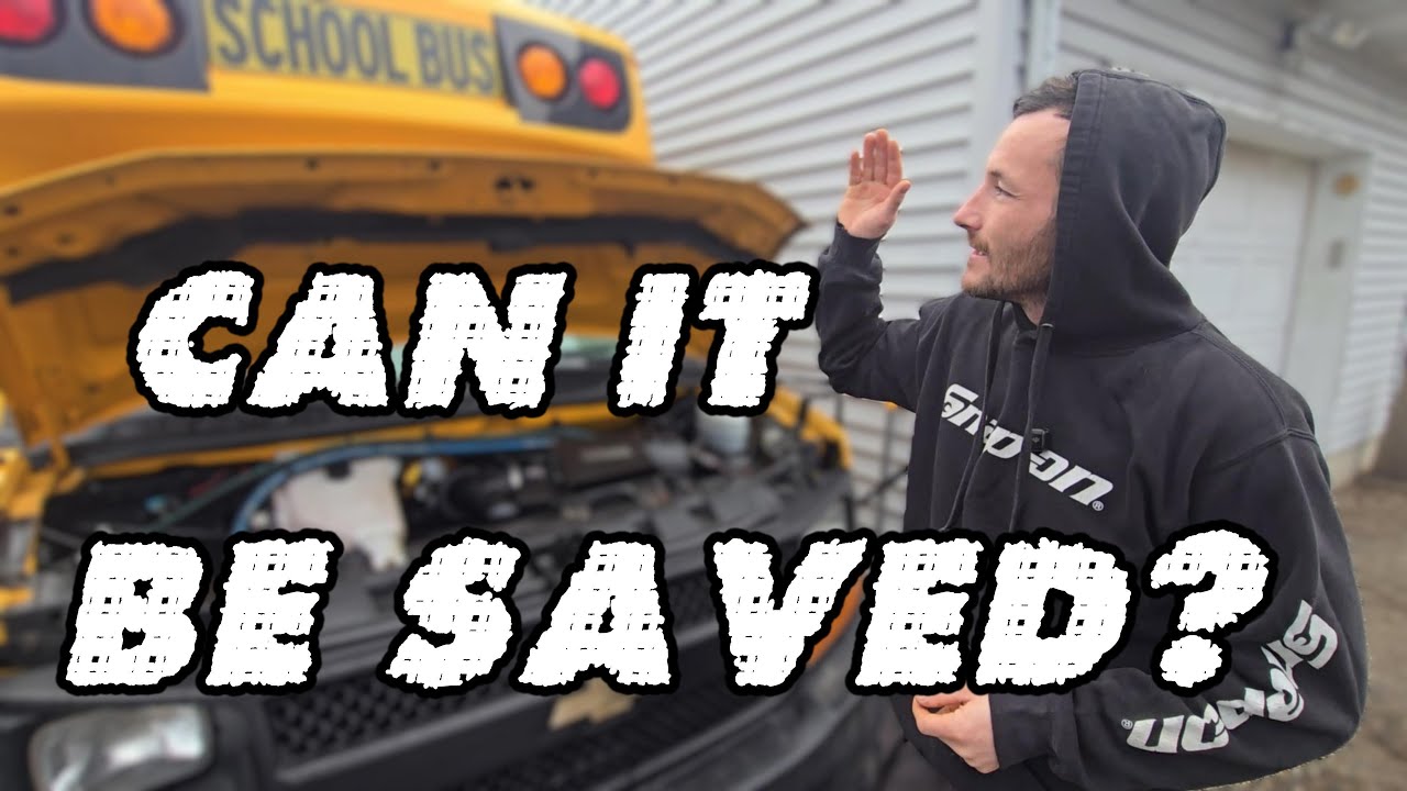 Chevy Express 6.0 V8 Water Pump Replacement on a Retired School Bus