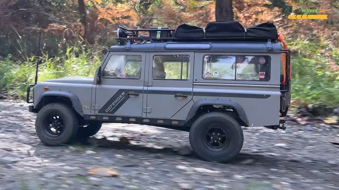 4x4 OffRoad Rc Land Rover Defender TD5 - Realistic Smooth Suspension