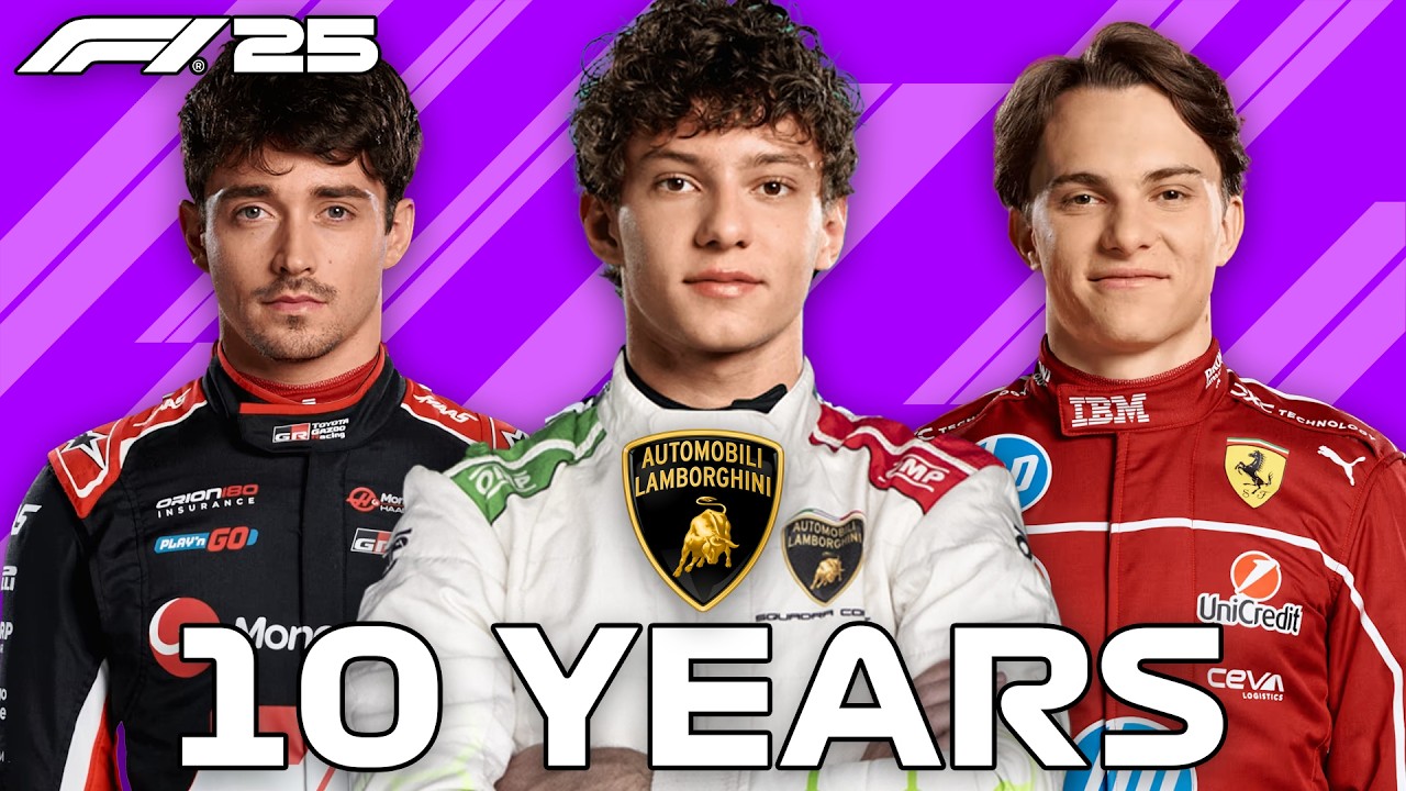 I added LAMBORGHINI to F1 25 MyTeam Career and SIMULATED 10 SEASONS!!