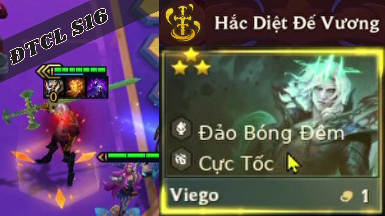 VIEGO | ĐTCL mùa 16 | Xếp hạng | LMHT | Full Gameplay