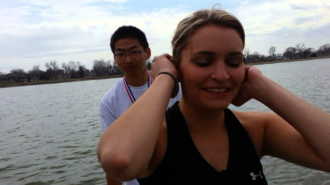 shannel getting thrown in water