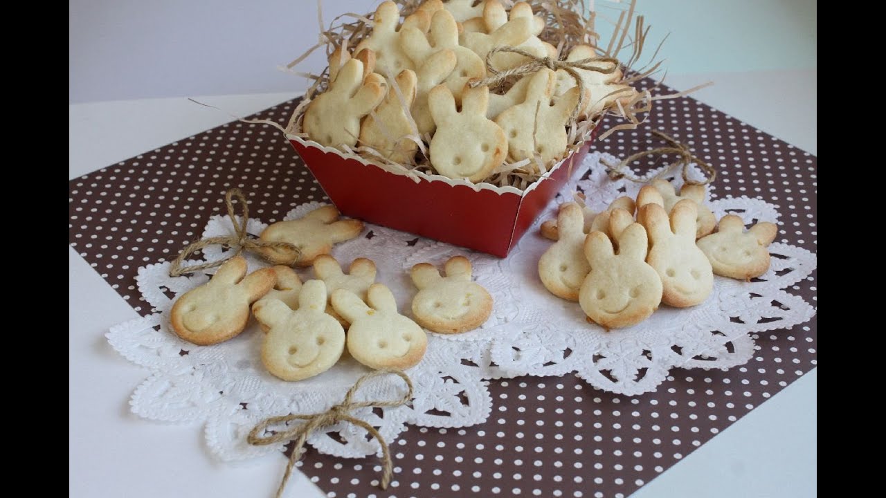 How to make Rabbit cookies 　Lemon taste　うさぎさんのレモンクッキー
