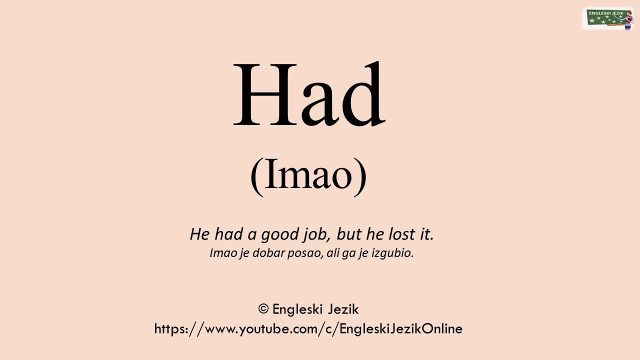 Had (Imao) | Prevod i izgovor