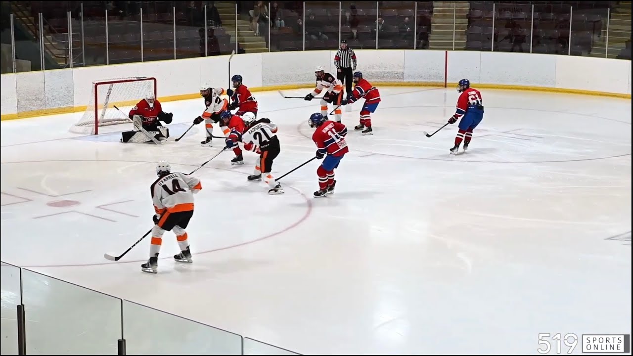 GOHL - Welland Jr. Canadians против Fort Erie Meteors
