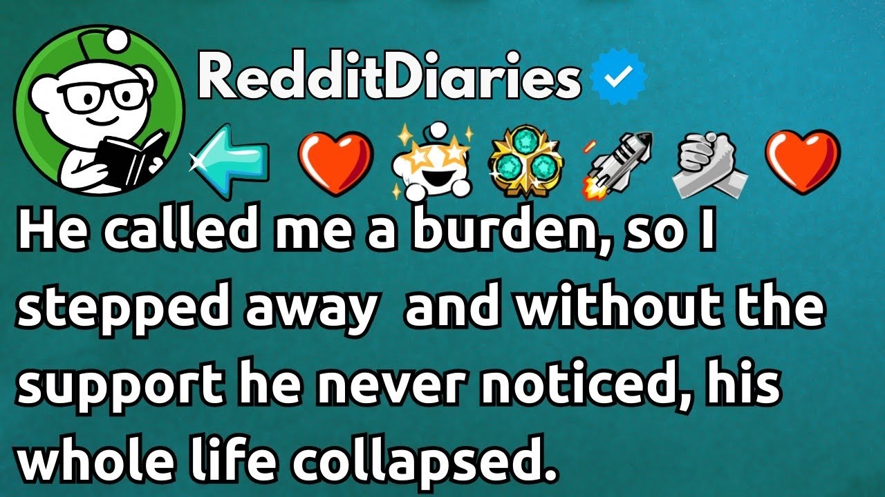 FULL STORY My husband said I was a burden he was stuck with so I lifted myself off his shoulders