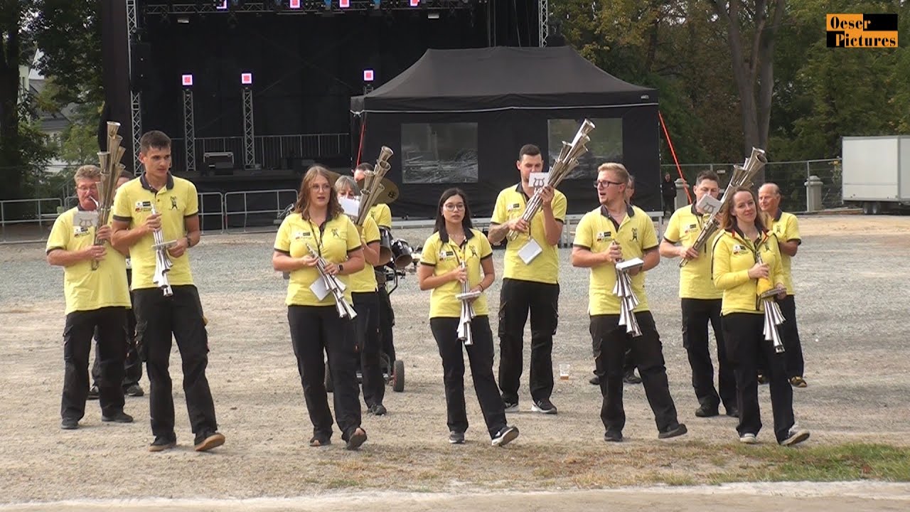 de Schallis - Schalmeien Großolbersdorf beim Stadtfest in Burgstädt 2020 medley