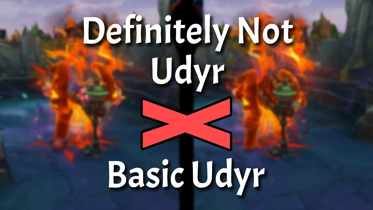 How is Definitely Not Udyr DIFFERENT? | Skin Comparison