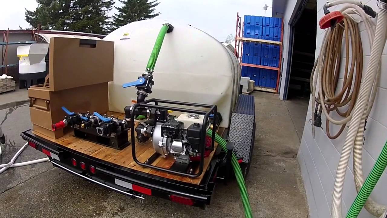 Custom Fire Fighting Trailer Tanker