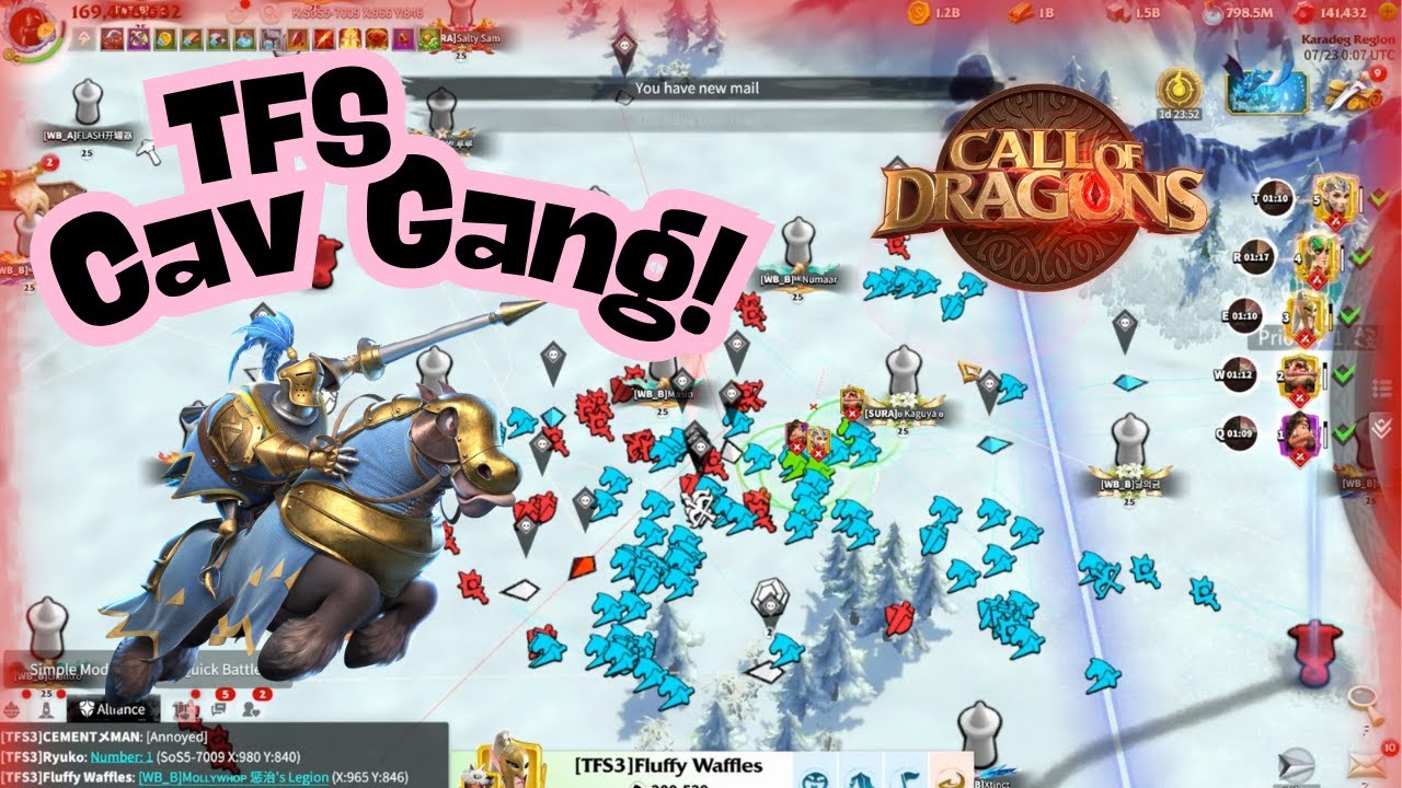 TFS Cavalry Gang in SoS5 Zone 2 | Call of Dragons