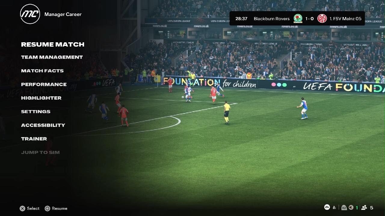 EA SPORTS FC 26 Manager career.  Arsenal 🆚 Blackburn Rovers. A hard fought win in a scrappy game!!