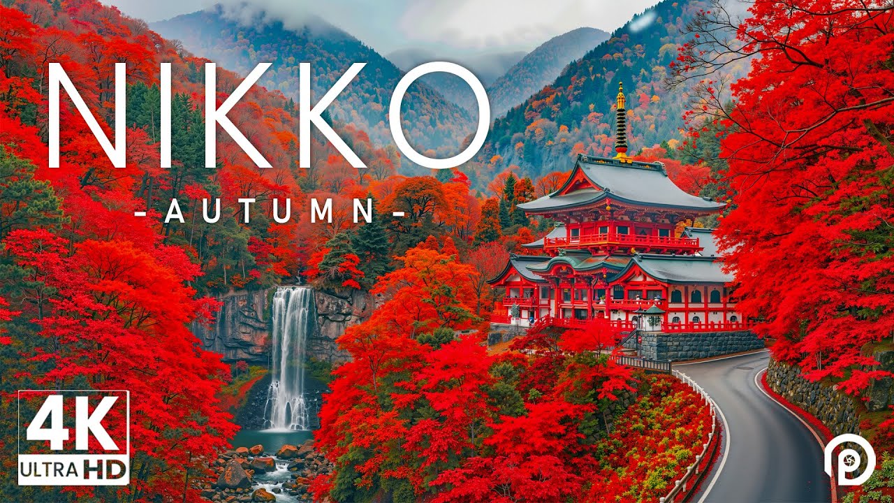 Nikko, Japan in Autumn 4K – Exploring Golden Temples, Waterfalls & Peaceful Mountain Forests