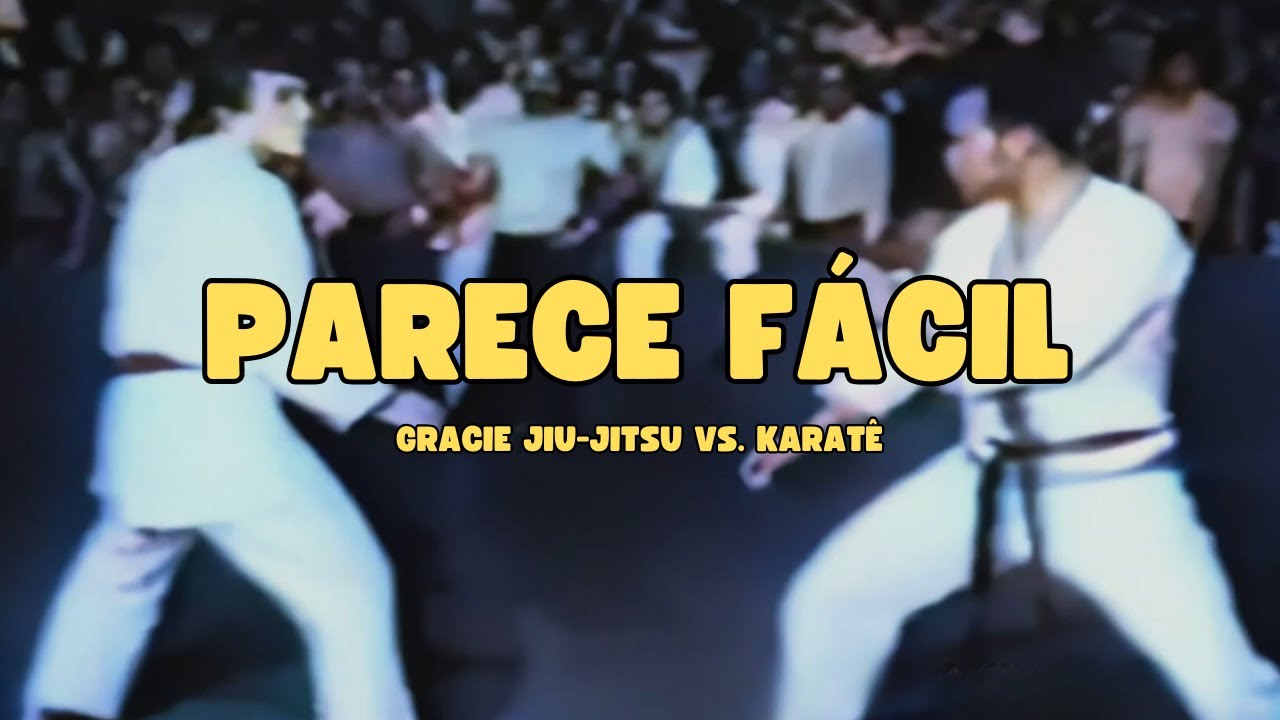 RARIDADE: ROLLS E RELSON GRACIE LUTANDO! DESAFIO JIU-JITSU VS. KARATÊ DE 1975