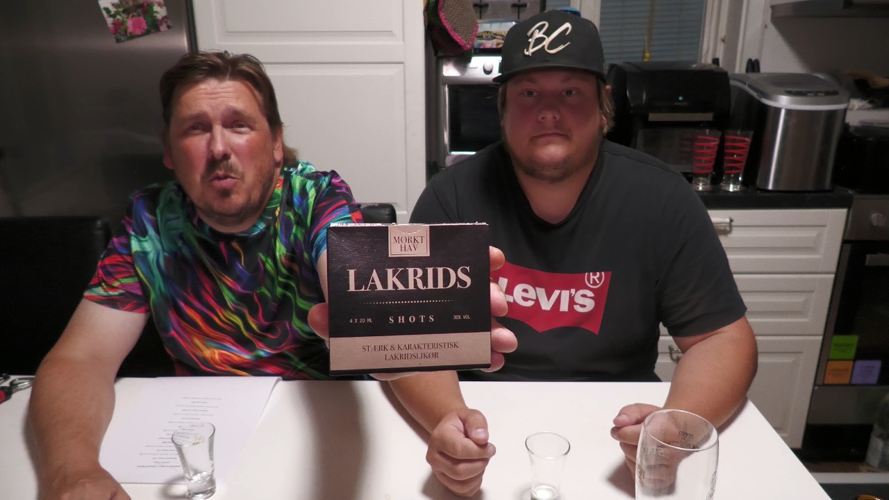 Unboxing, Review, Smakprovning, Mörkt Hav Lakrids 4x20ml Shots 30% köpt på Lidl i Köge