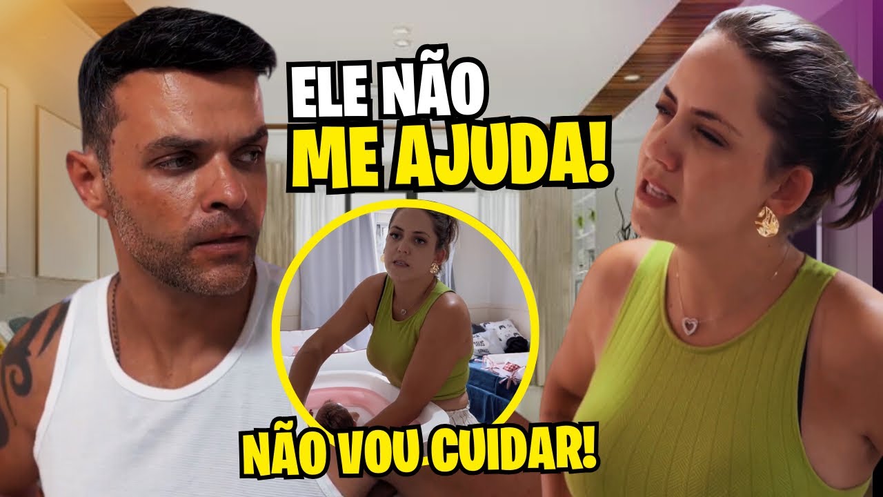 Meu marido não entende o trabalho que é cuidar de um recém-nascido!