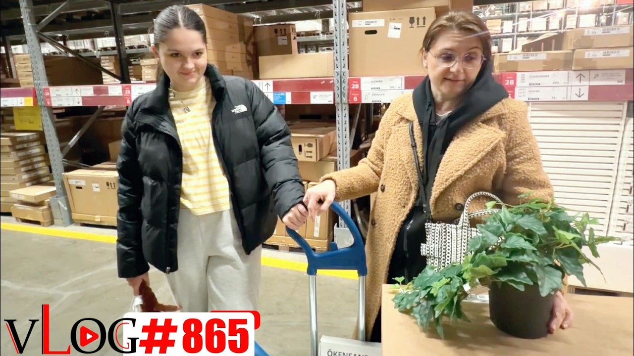 VLOG 865: Robimy REMONT pokoju c&oacute;rki 🚧 Zakupy NOWYCH MEBLI w IKEA 🛒 | MARZENA I MAREK
