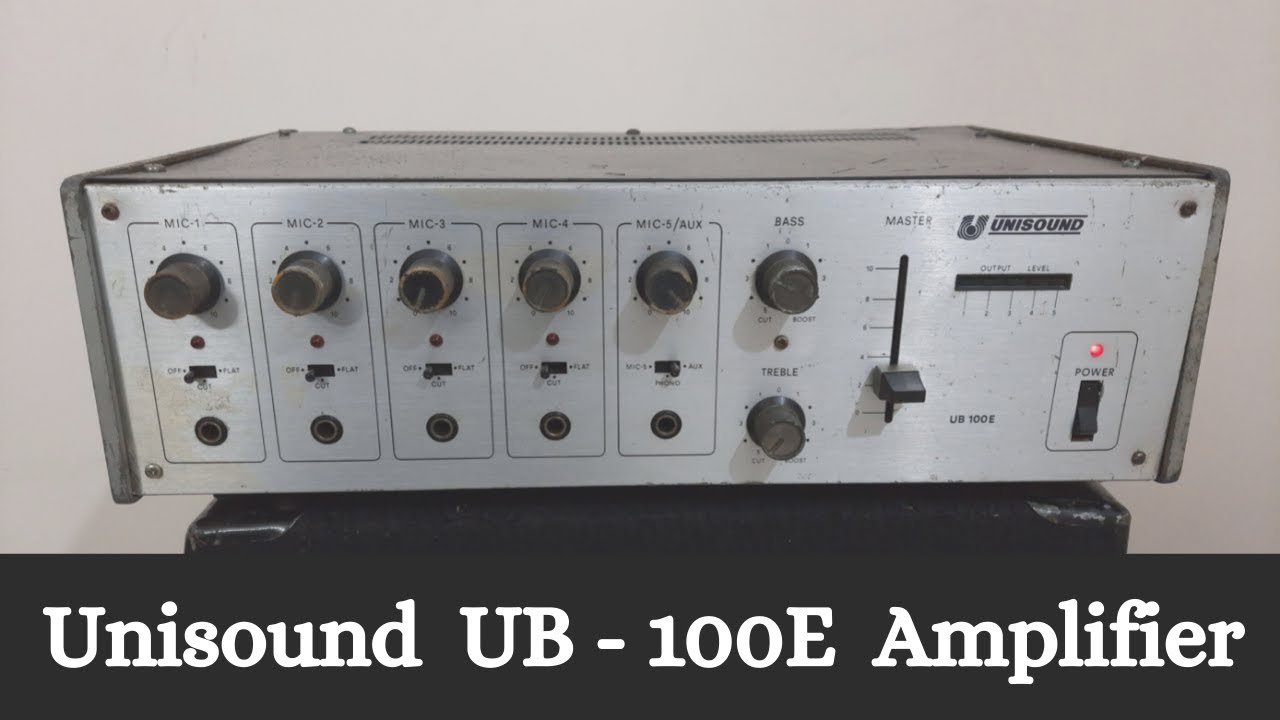 Unisound UB 100E Amplifier How To Use Kaise Chalayein Price And Connection IN HINDI